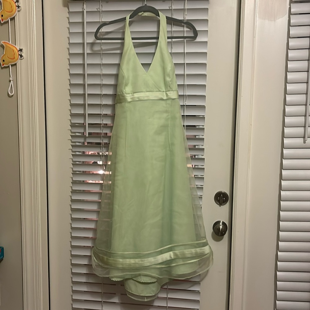 David’s bridal green dress